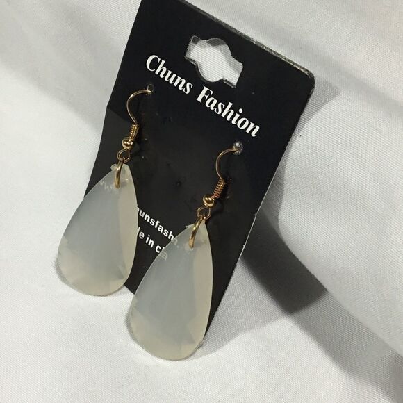 Teardrop Beaded Dangle Earrings (UC3) - Picture 2 of 7